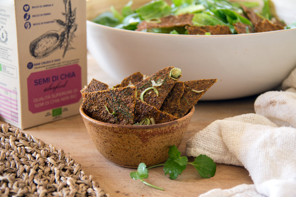 Ricetta crackers ai semi di Chia – Ambrosiae