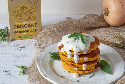 Pancakes salati alla zucca