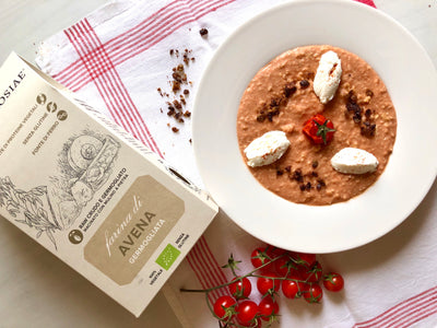 PORRIDGE SALATO POMODORO E CAPRINO