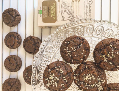 Muffin con farina di canapa