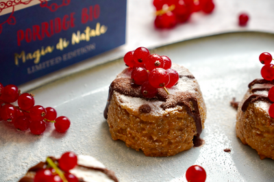 MINI PORRIDGE CAKE DI NATALE