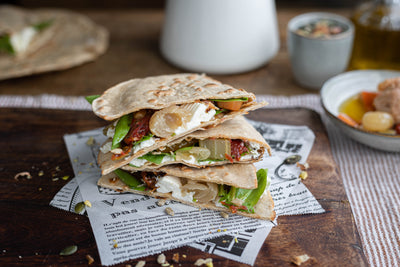 PIADINA VEGAN CON FARINA DI GRANO SARACENO