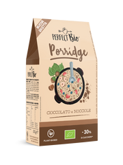 Porridge with Cacao Beans and Hazelnuts