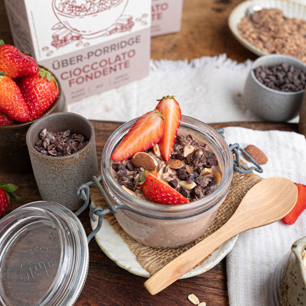 Porridge with Dark Cacao and Chia