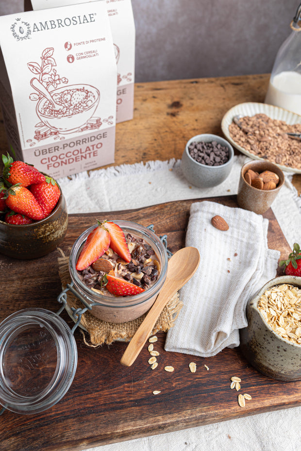 Porridge with Dark Cacao and Chia