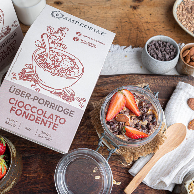 Porridge with Dark Cacao and Chia