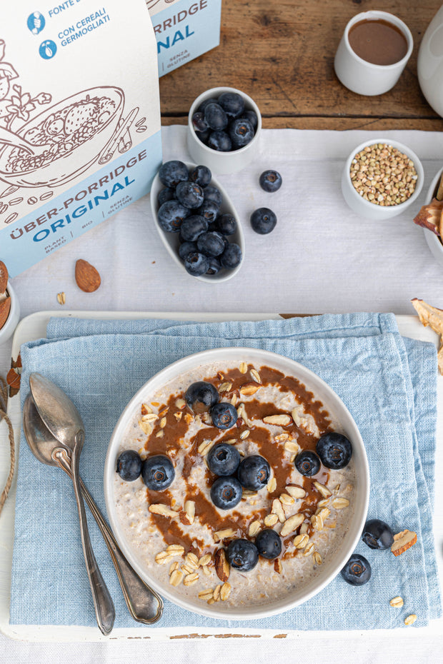 Porridge with Hazelnuts and Activated Almonds