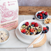 Porridge Proteico Nocciole Mandorle e Cioccolato