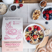 Porridge Proteico Nocciole Mandorle e Cioccolato