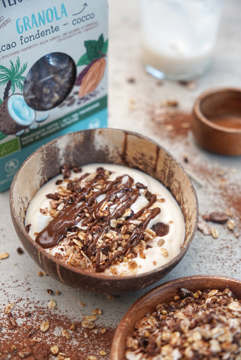 Granola with Dark Cacao and Coconut