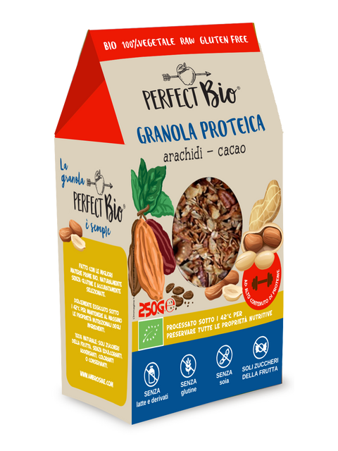 Protein Granola with Peanut and Cacao