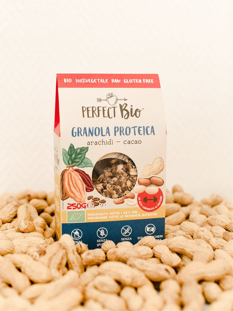 Protein Granola with Peanut and Cacao