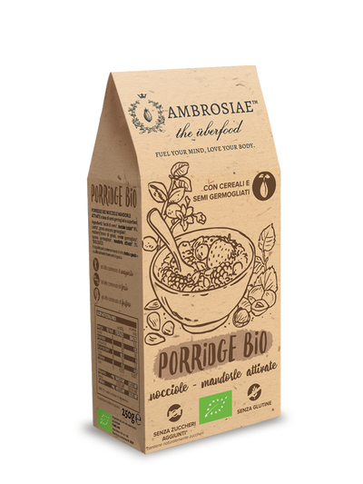 Porridge Bio Nocciole Mandorle Attivate