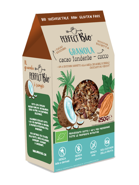 Granola with Dark Cacao and Coconut