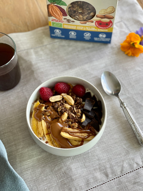 Protein Granola with Peanut and Cacao