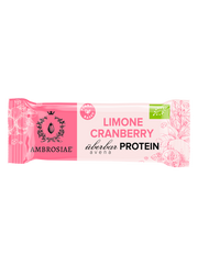 barretta proteica limone e cranberry