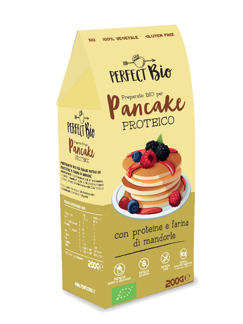 Preparato pancake proteico farina di mandorle PerfectBio - Ambrosaie –  Ambrosiae