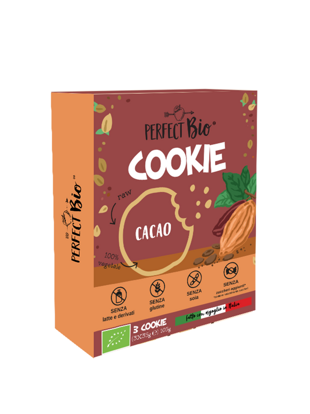 Biscotti senza glutine al cacao e frutta secca PerfectBio