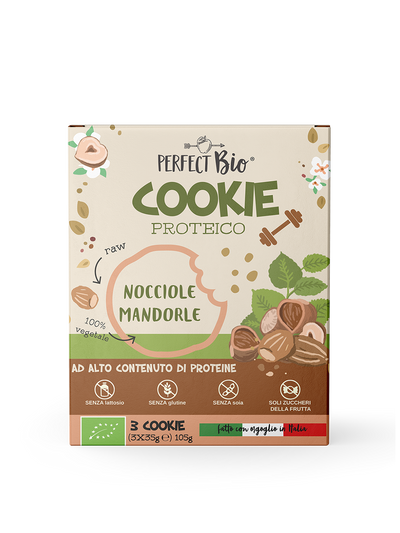 Biscotti senza glutine nocciole e mandorle PerfectBio