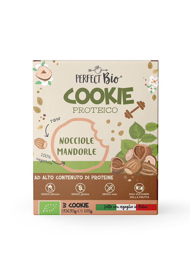 Biscotti senza glutine nocciole e mandorle PerfectBio